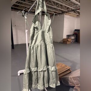 Nordstrom Rack Tiered Halter Dress XS